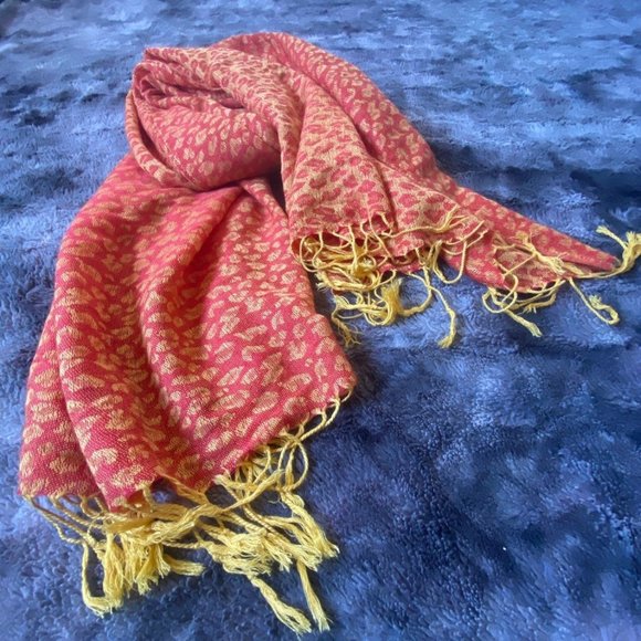 Anthropologie Accessories - Leopard Silk Pashmina Scarf